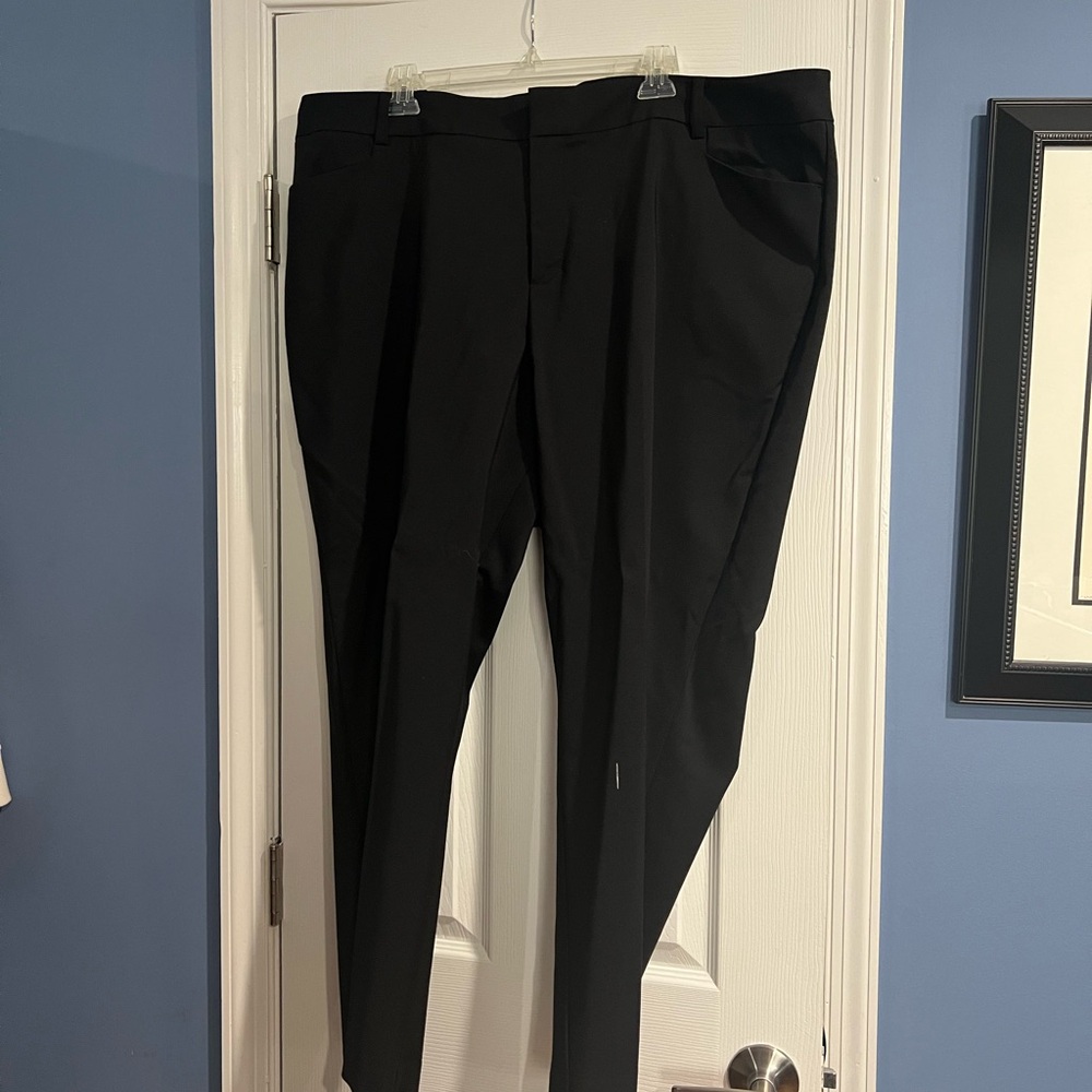 Eloquii Black Dress Pants Elegant Tailored Design